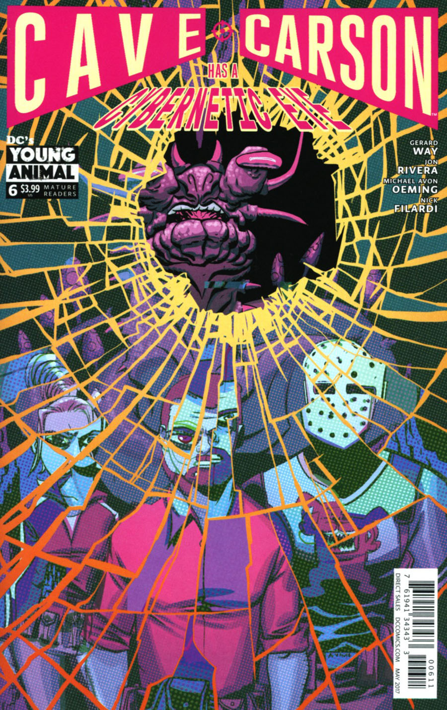 Cave Carson Has A Cybernetic Eye #6 Cover A Regular Michael Avon Oeming Cover