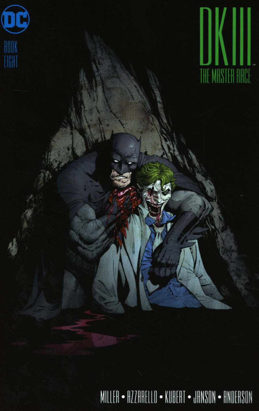 Dark Knight III The Master Race #8 Cover B Midtown Exclusive Greg Capullo Color Variant Cover