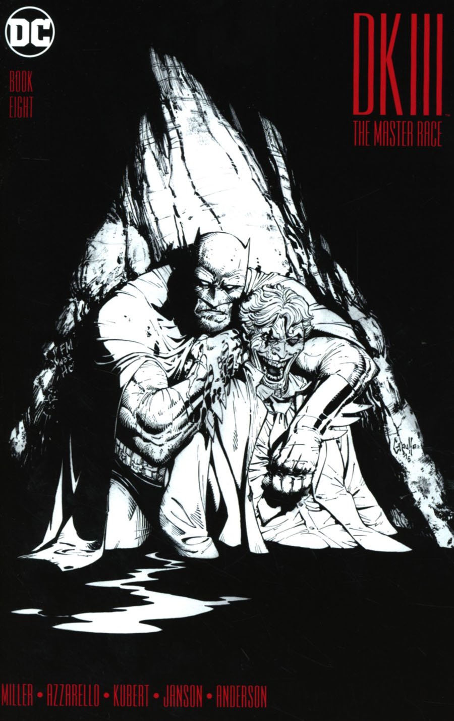 Dark Knight III The Master Race #8 Cover C Midtown Exclusive Greg Capullo Sketch Variant Cover