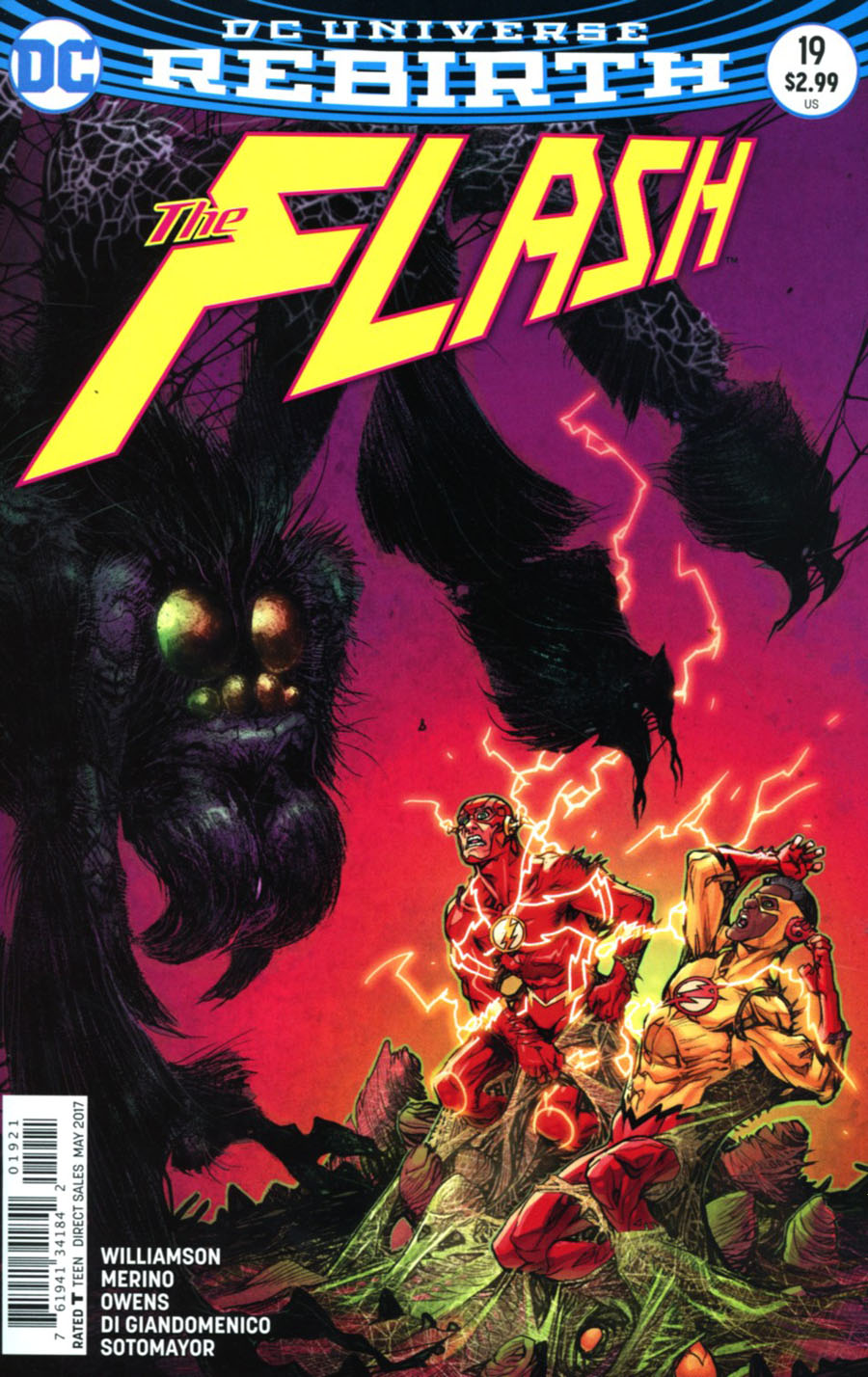 Flash Vol 5 #19 Cover B Variant Dave Johnson Cover