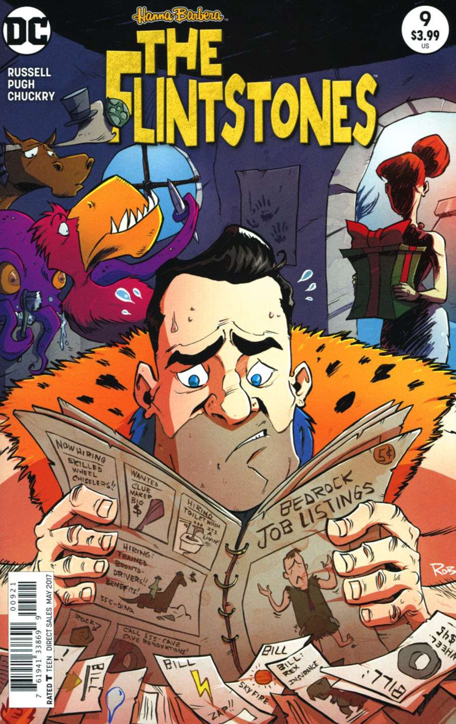 Flintstones (DC) #9 Cover B Variant Rob Guillory Cover