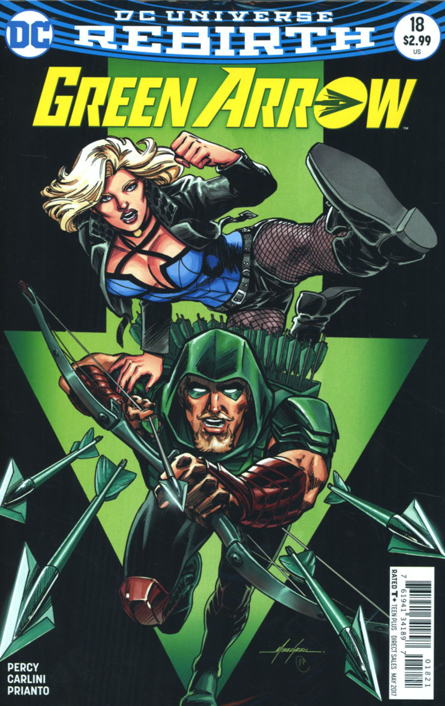 Green Arrow Vol 7 #18 Cover B Variant Mike Grell Cover With Polybag