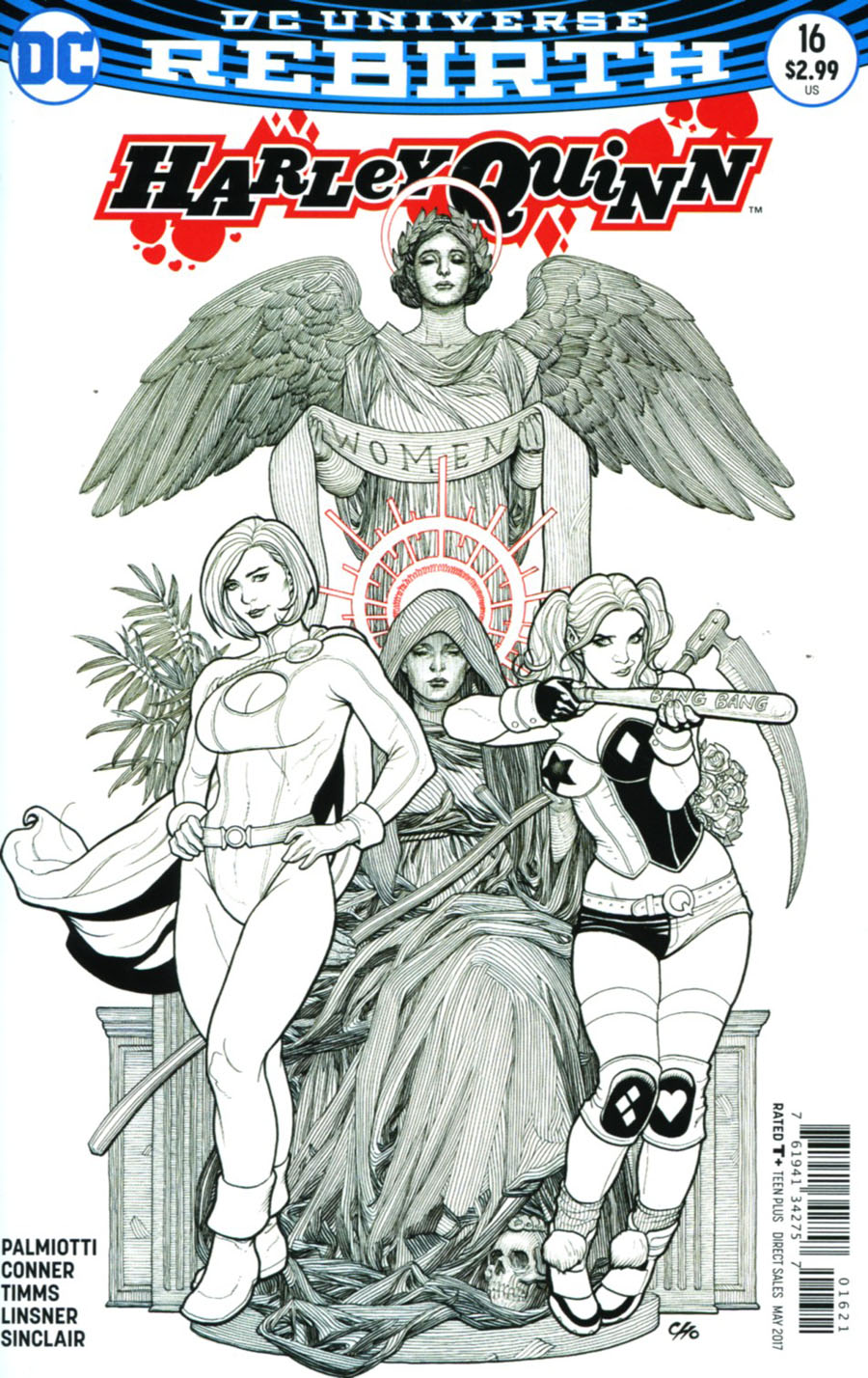 Harley Quinn Vol 3 #16 Cover B Variant Frank Cho Cover