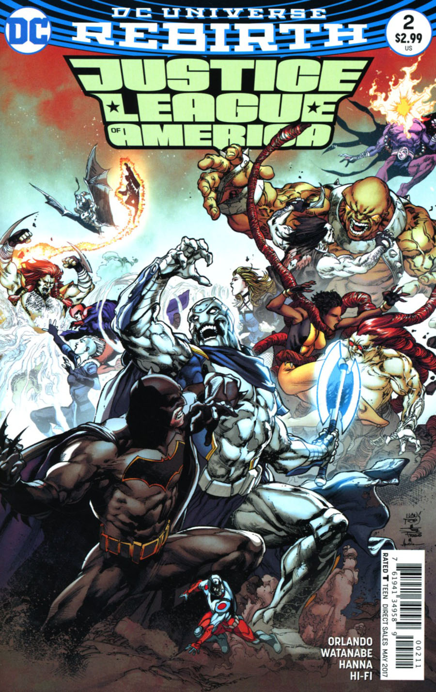 Justice League Of America Vol 5 #2 Cover A Regular Ivan Reis & Joe Prado Cover