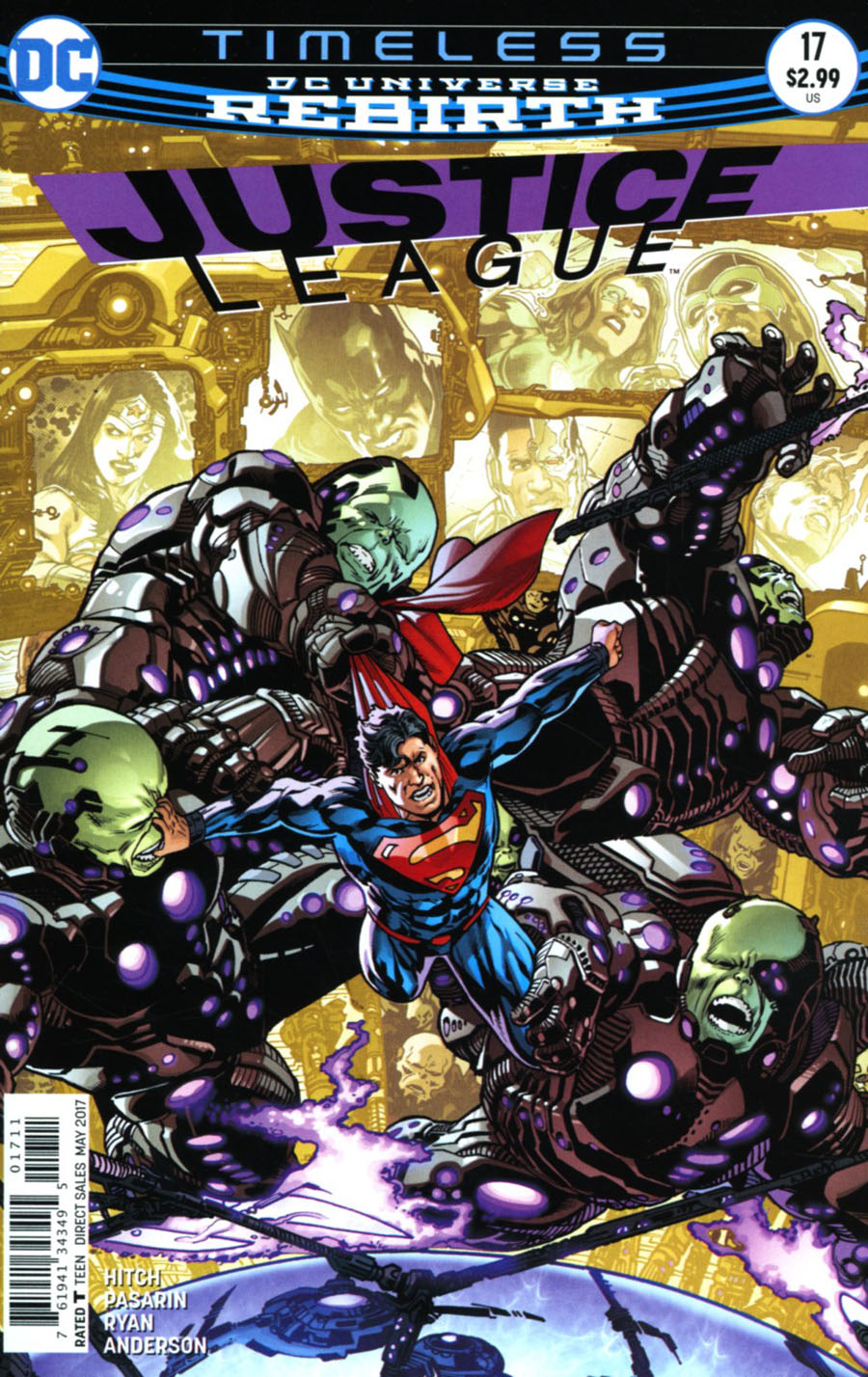 Justice League Vol 3 #17 Cover A Regular Fernando Pasarin & Matt Ryan Cover