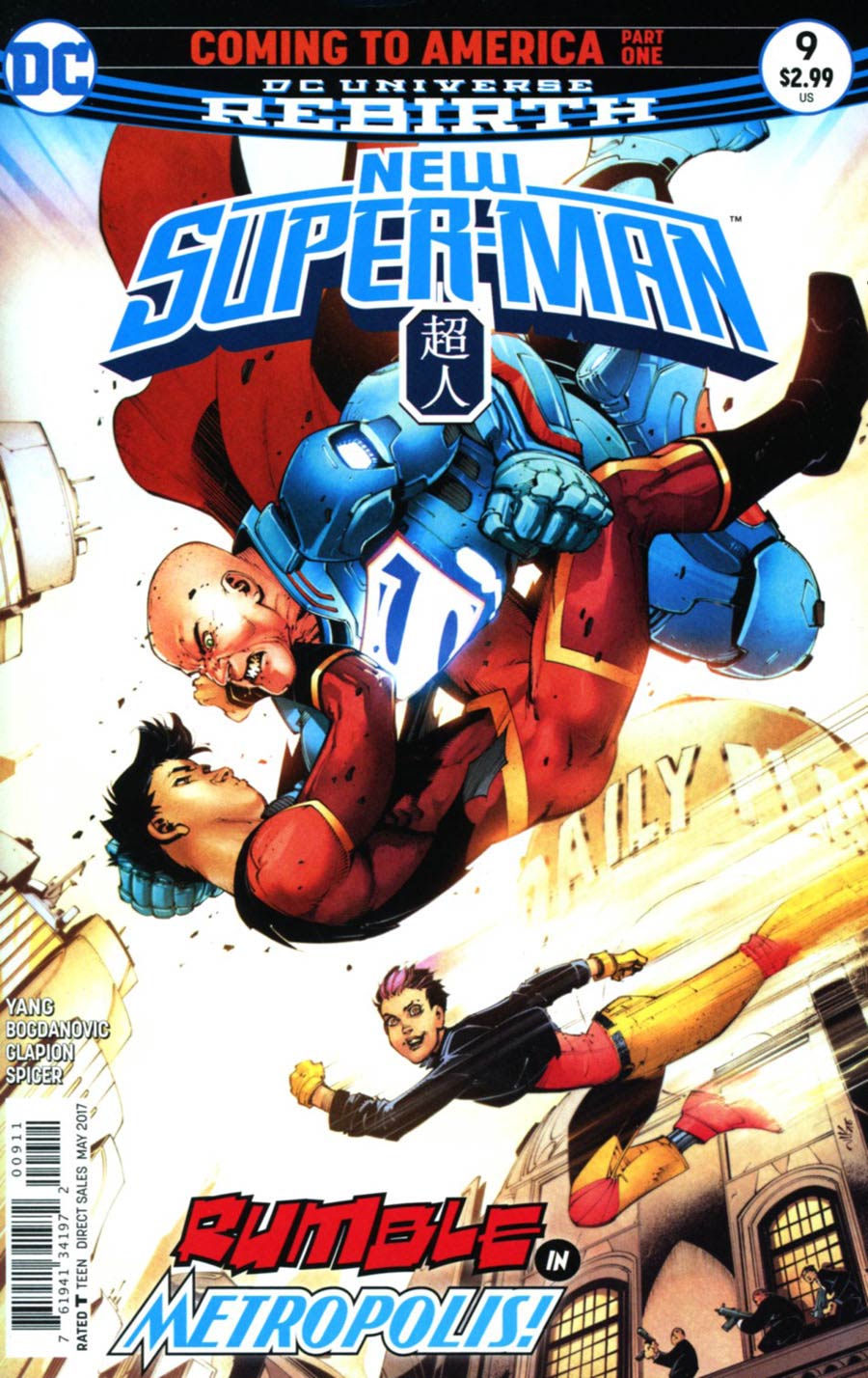 New Super-Man #9 Cover A Regular Viktor Bogdanovic Cover
