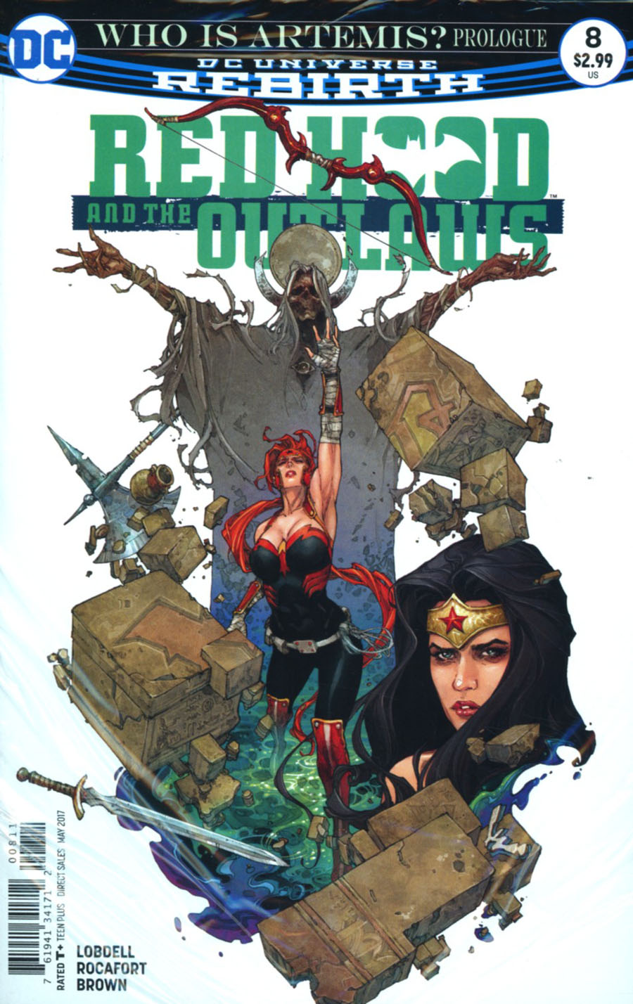 Red Hood And The Outlaws Vol 2 #8 Cover A Regular Kenneth Rocafort Cover With Polybag