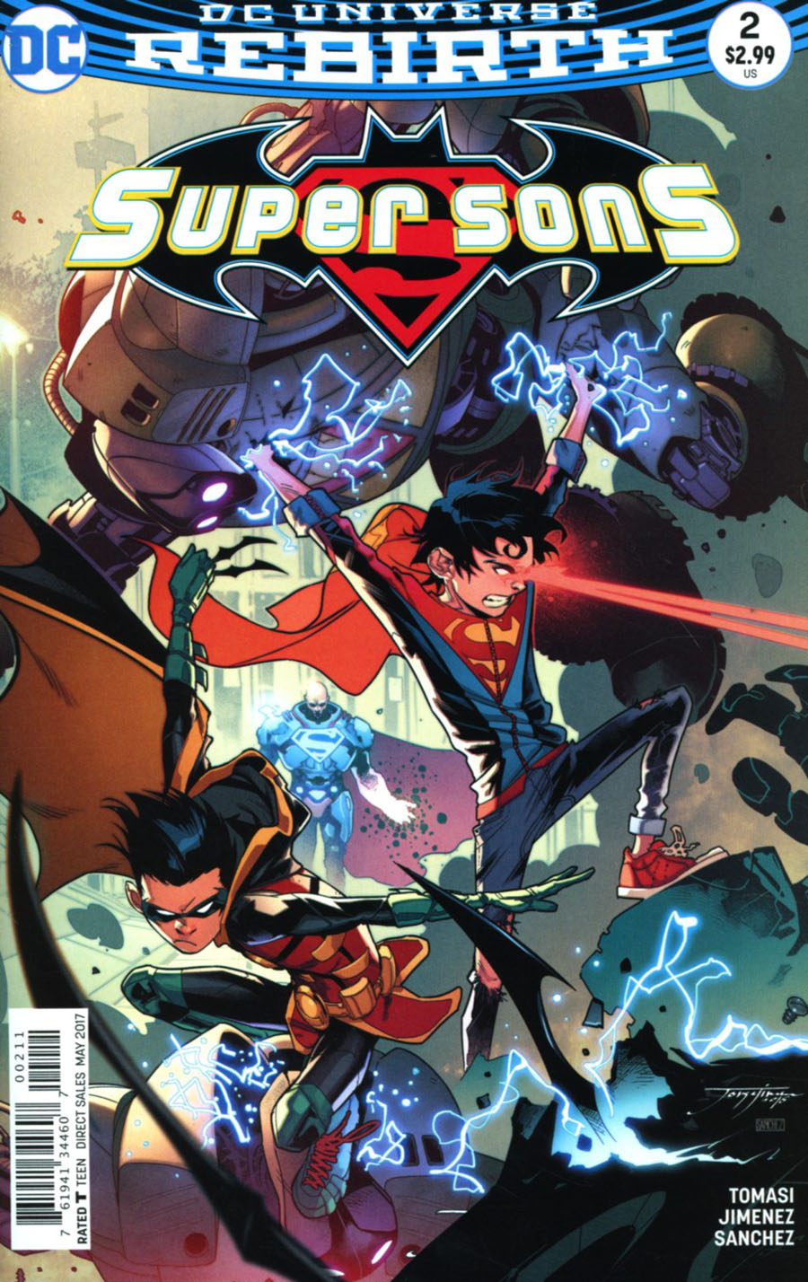 Super Sons #2 Cover A Regular Jorge Jimenez Cover