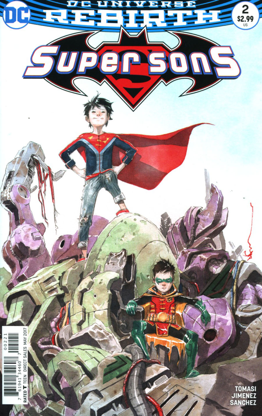 Super Sons #2 Cover B Variant Dustin Nguyen Cover