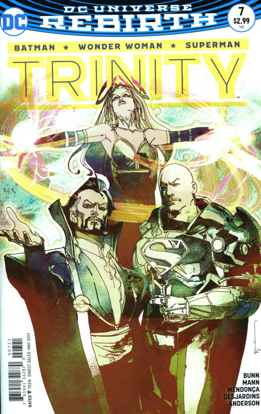 Trinity Vol 2 #7 Cover B Variant Bill Sienkiewicz Cover