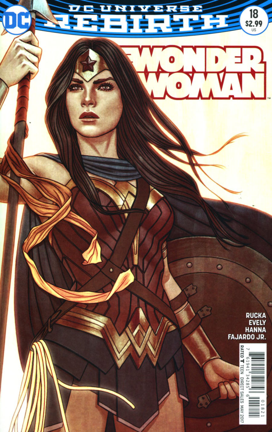 Wonder Woman Vol 5 #18 Cover B Variant Jenny Frison Cover