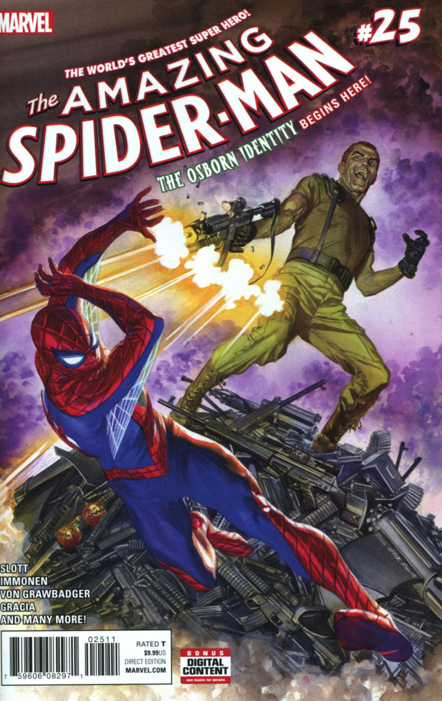 Amazing Spider-Man Vol 4 #25 Cover A Regular Alex Ross Cover