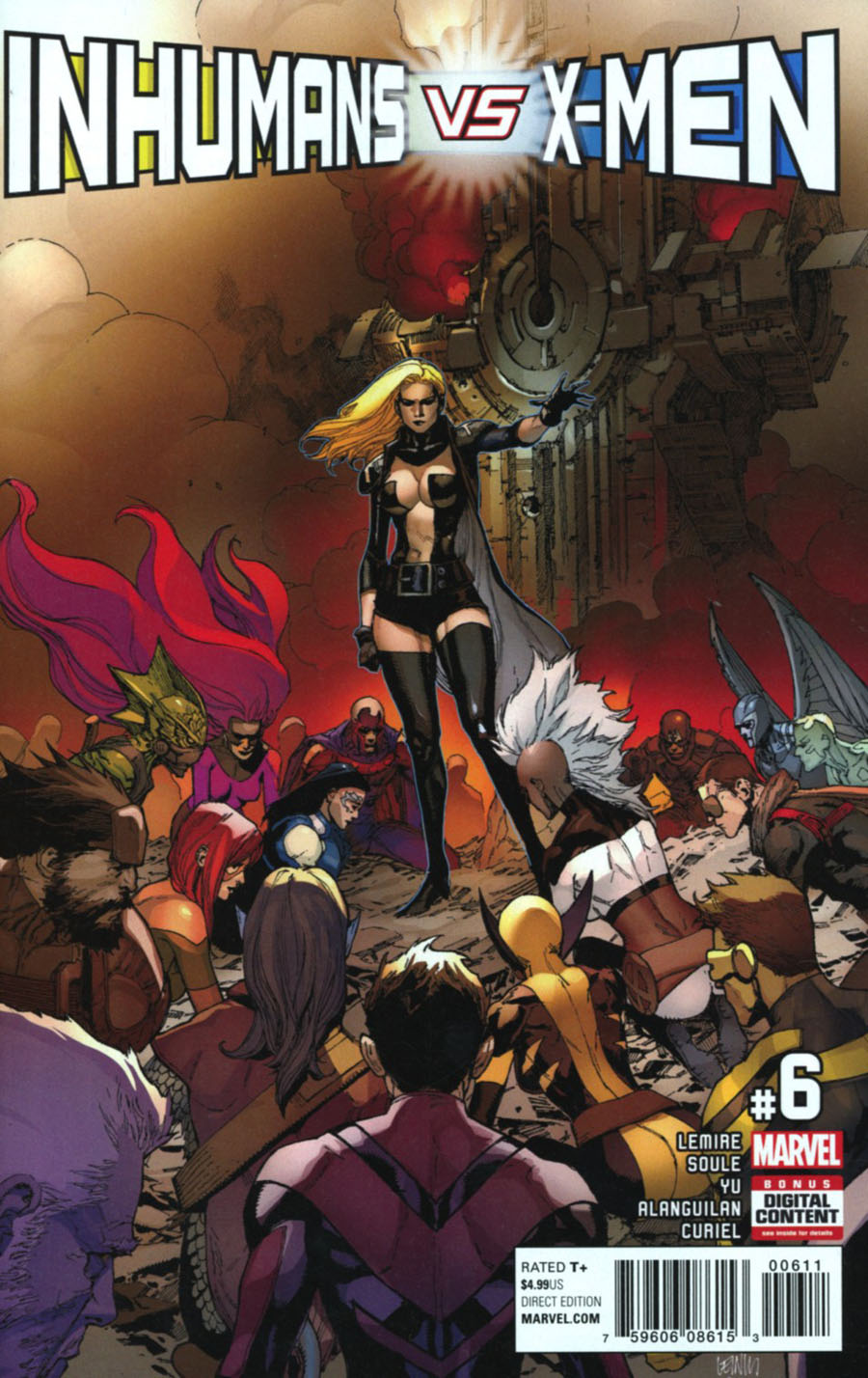 Inhumans vs X-Men #6 Cover A Regular Leinil Francis Yu Cover