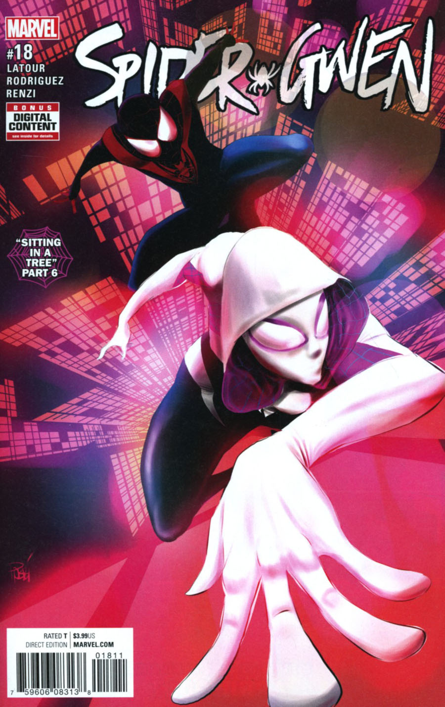 Spider-Gwen Vol 2 #18 Cover A Regular Robbi Rodriguez Cover (Sitting In A Tree Part 6)