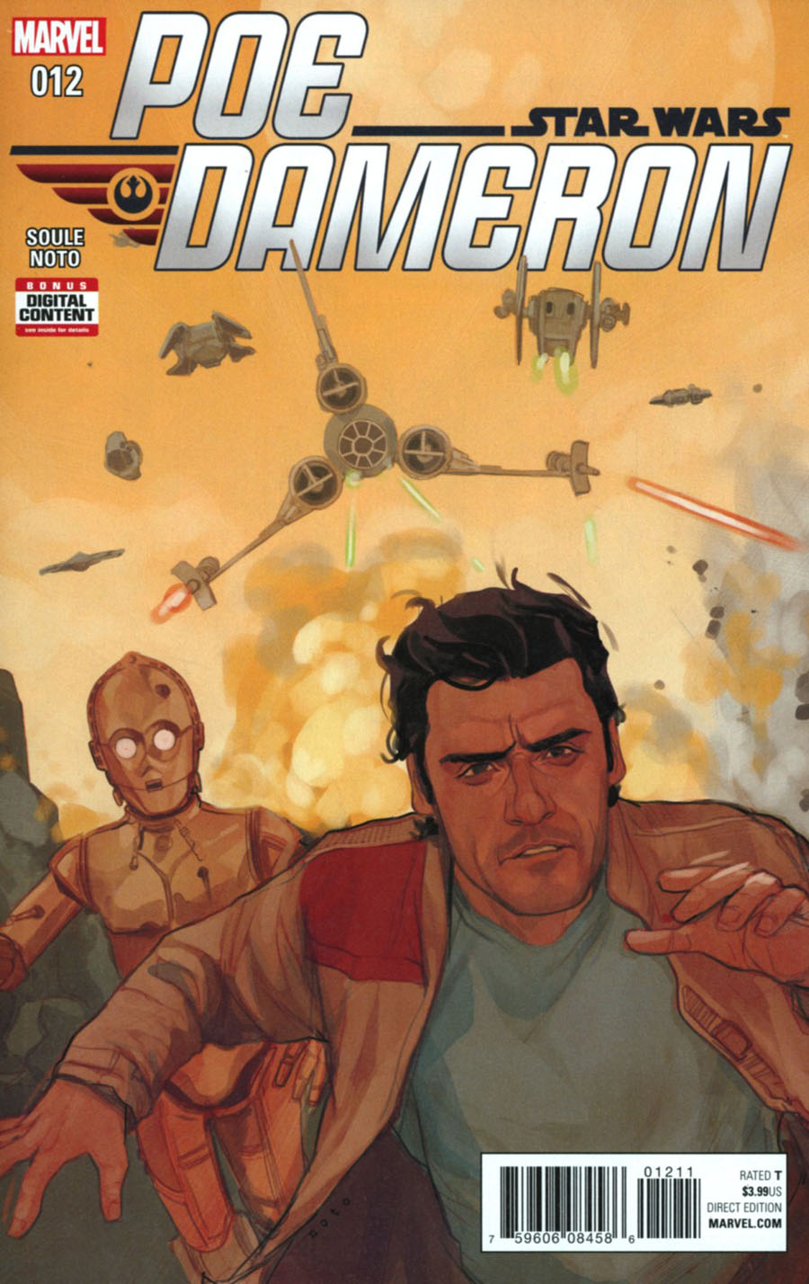 Star Wars Poe Dameron #12 Cover A Regular Phil Noto Cover