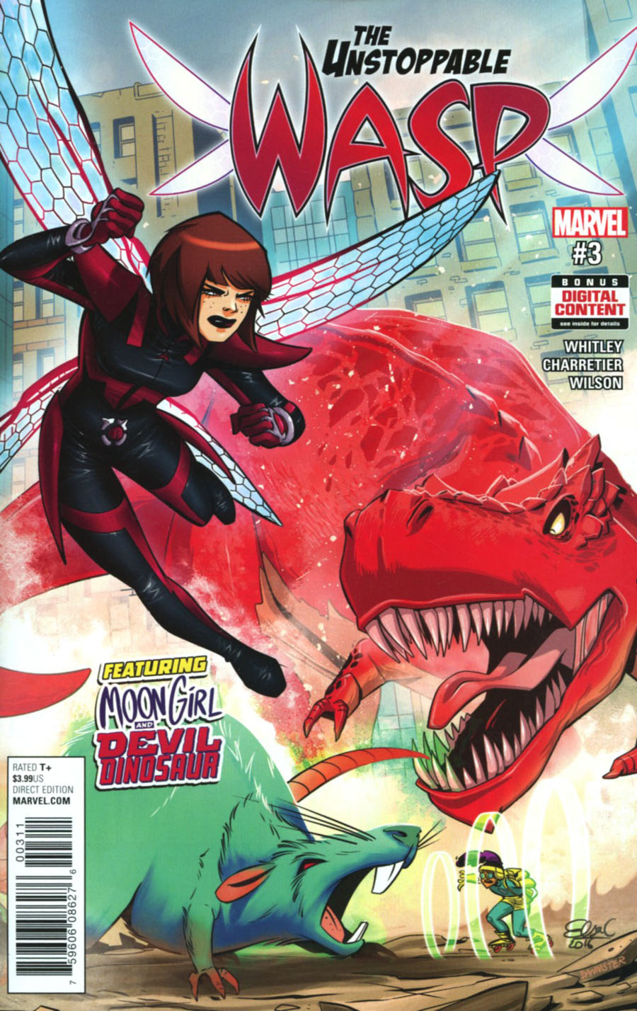 Unstoppable Wasp #3 Cover A Regular Elsa Charretier Cover