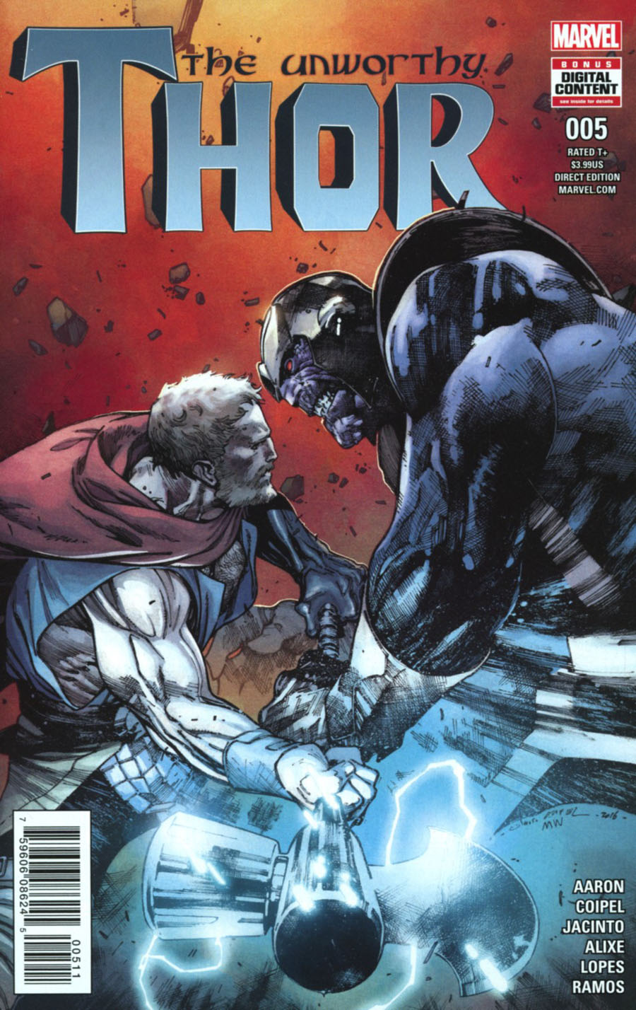 Unworthy Thor #5 Cover A Regular Olivier Coipel Cover