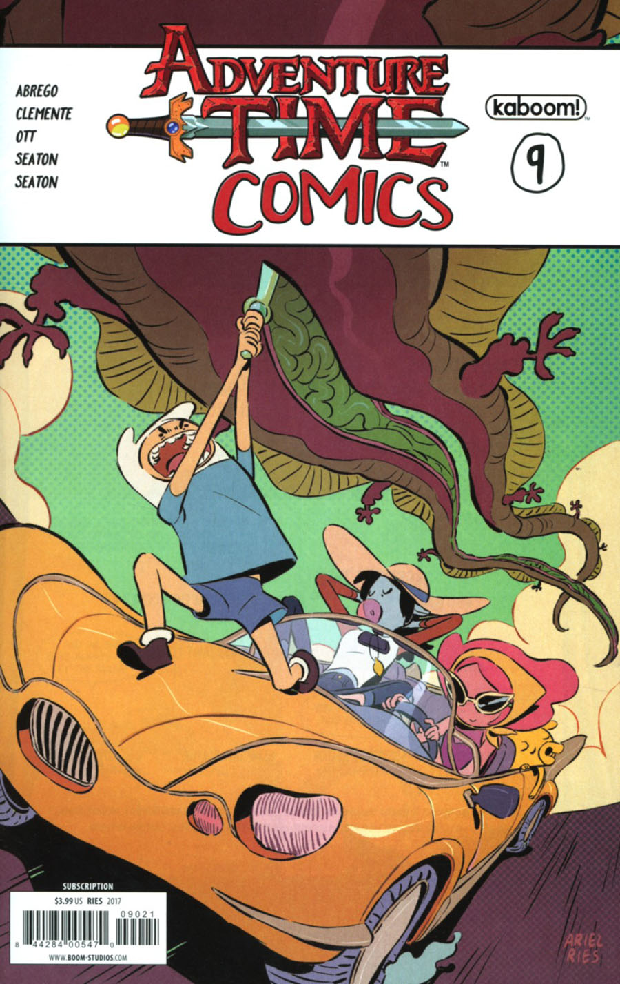 Adventure Time Comics #9 Cover B Variant Ariel Ries Subscription Cover