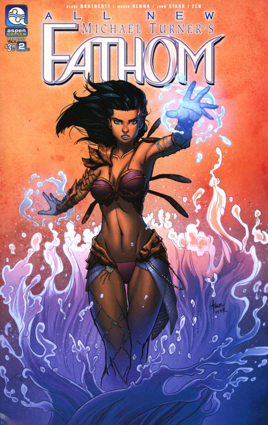 All New Fathom Vol 2 #2 Cover B Variant Angel Tovar Cover