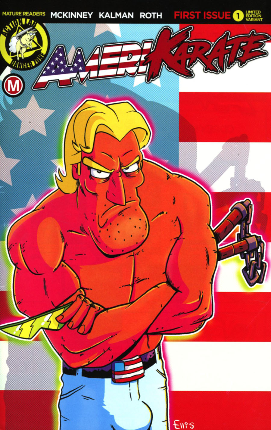 Amerikarate #1 Cover C Variant Sam Ellis Deathstare Cover