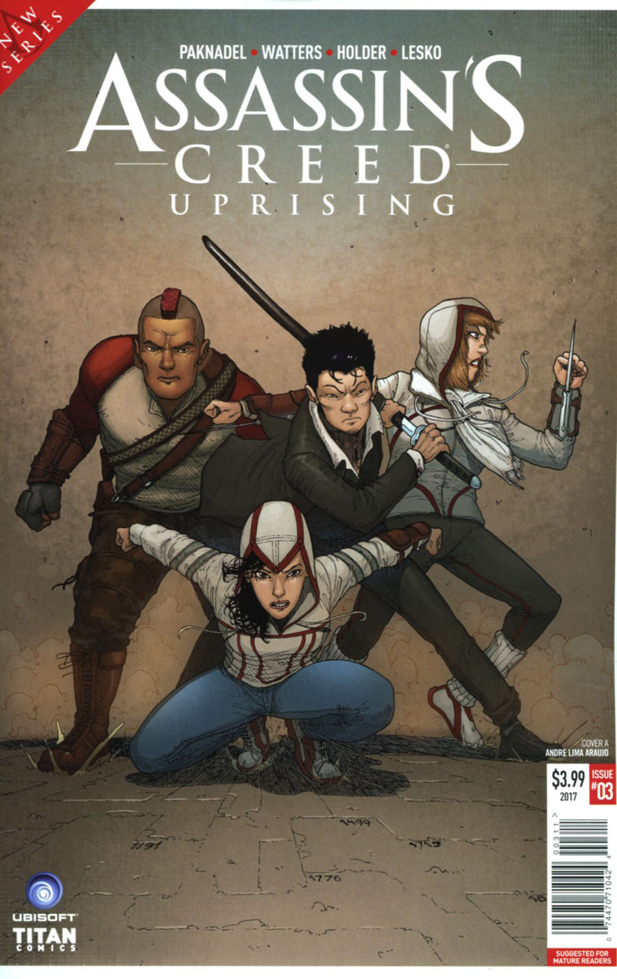 Assassins Creed Uprising #3 Cover A Regular Andre Lima Araujo Cover