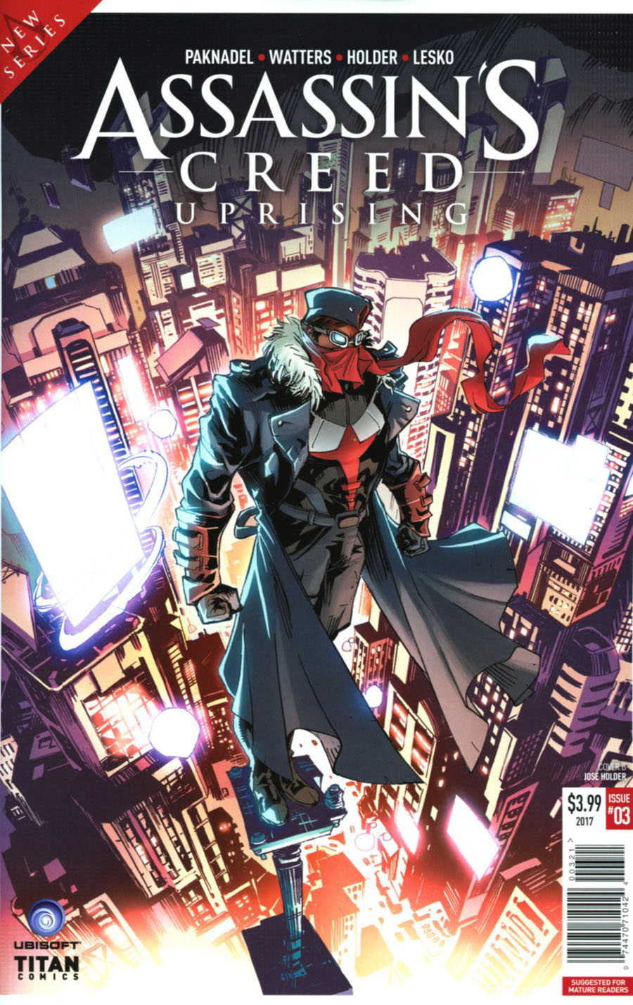 Assassins Creed Uprising #3 Cover B Variant Jose Holder Cover