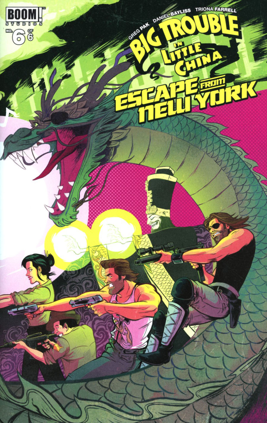 Big Trouble In Little China Escape From New York #6 Cover A Regular Daniel Bayliss Cover