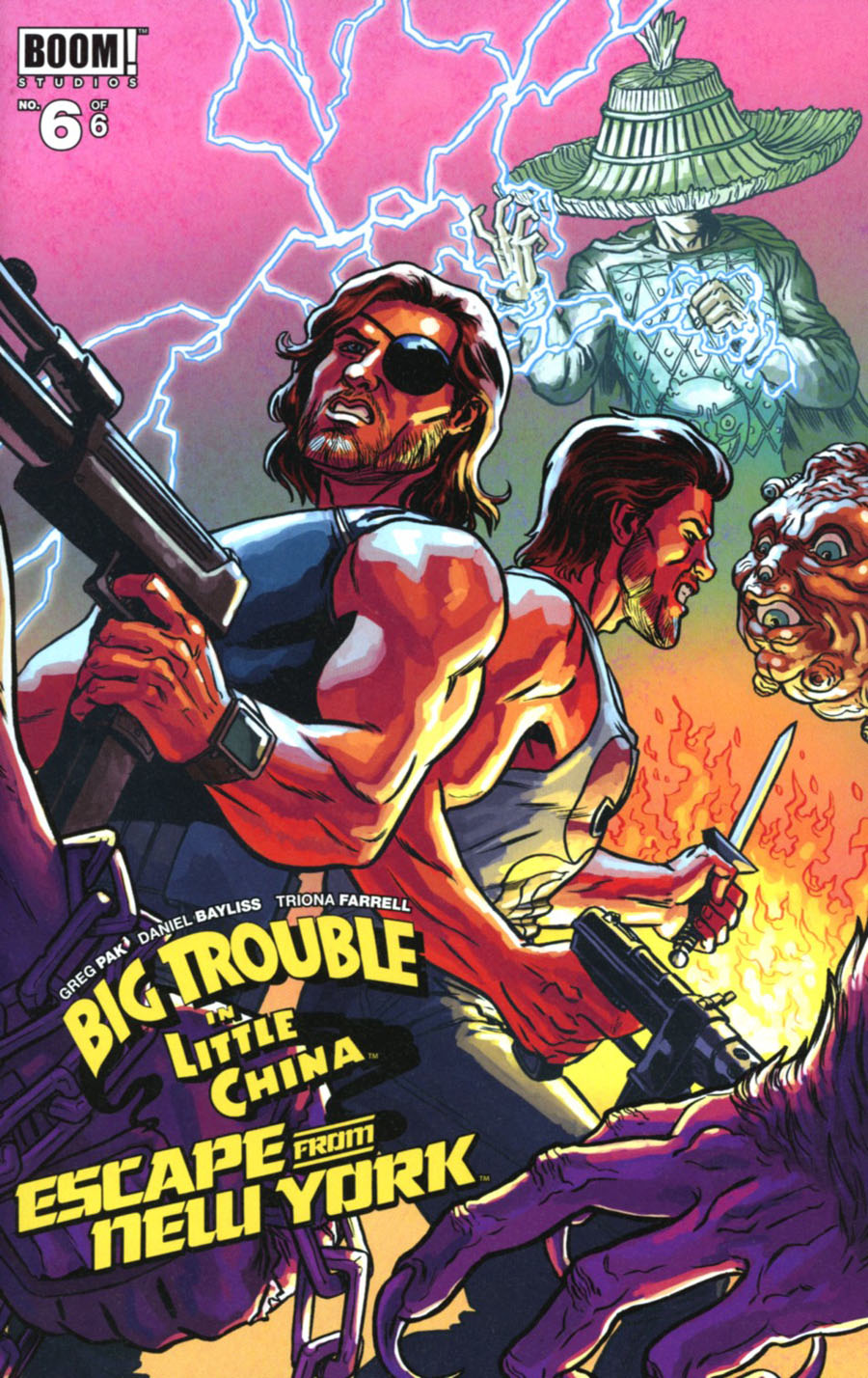 Big Trouble In Little China Escape From New York #6 Cover B Variant Ryan Browne Subscription Cover
