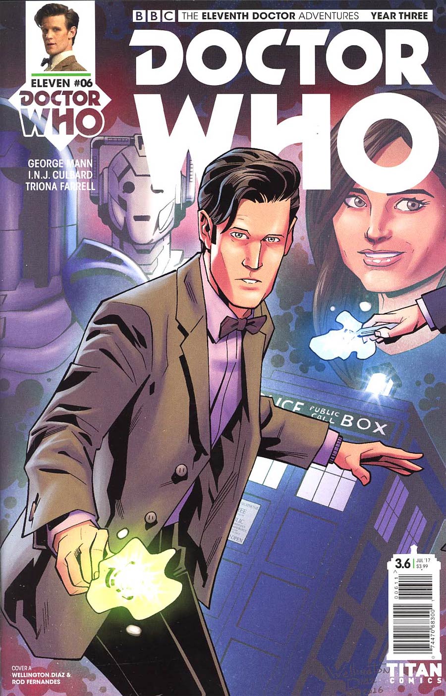 Doctor Who 11th Doctor Year Three #6 Cover A Regular Wellington Alves Cover