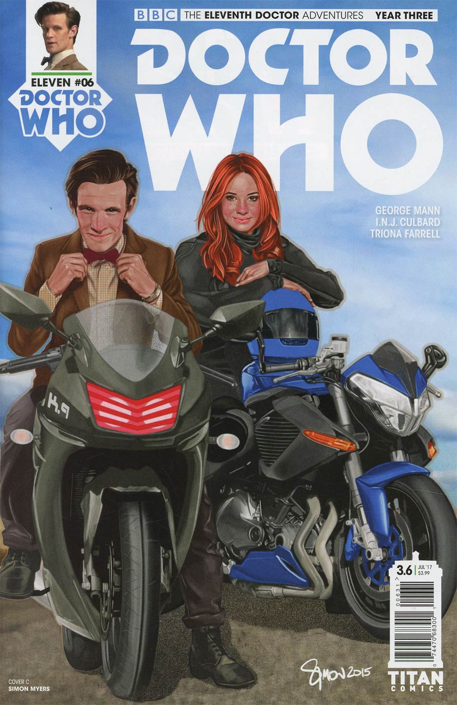 Doctor Who 11th Doctor Year Three #6 Cover C Variant Simon Myers Cover