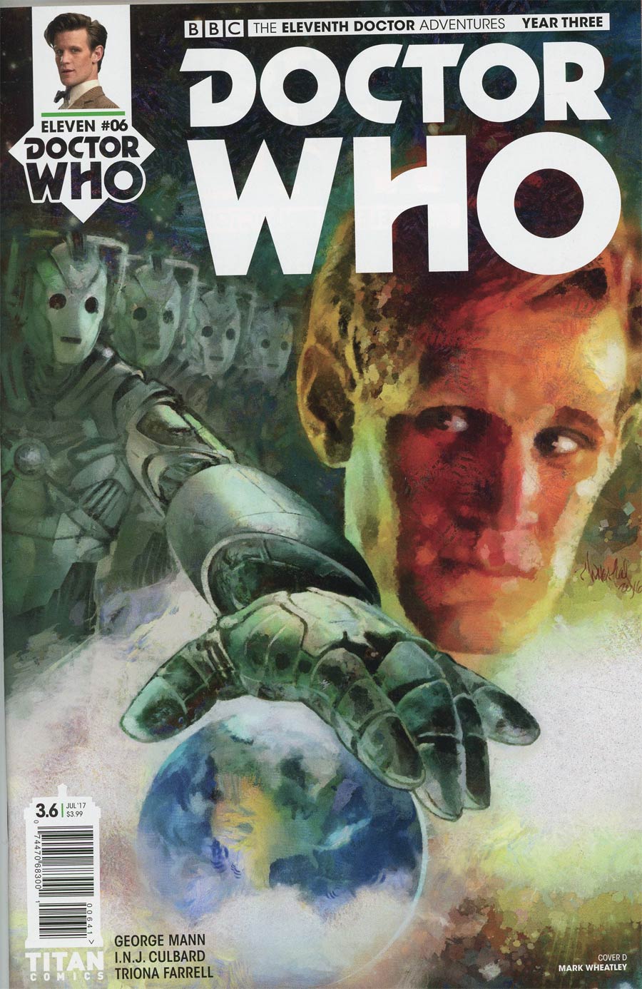 Doctor Who 11th Doctor Year Three #6 Cover D Variant Mark Wheatley Cover