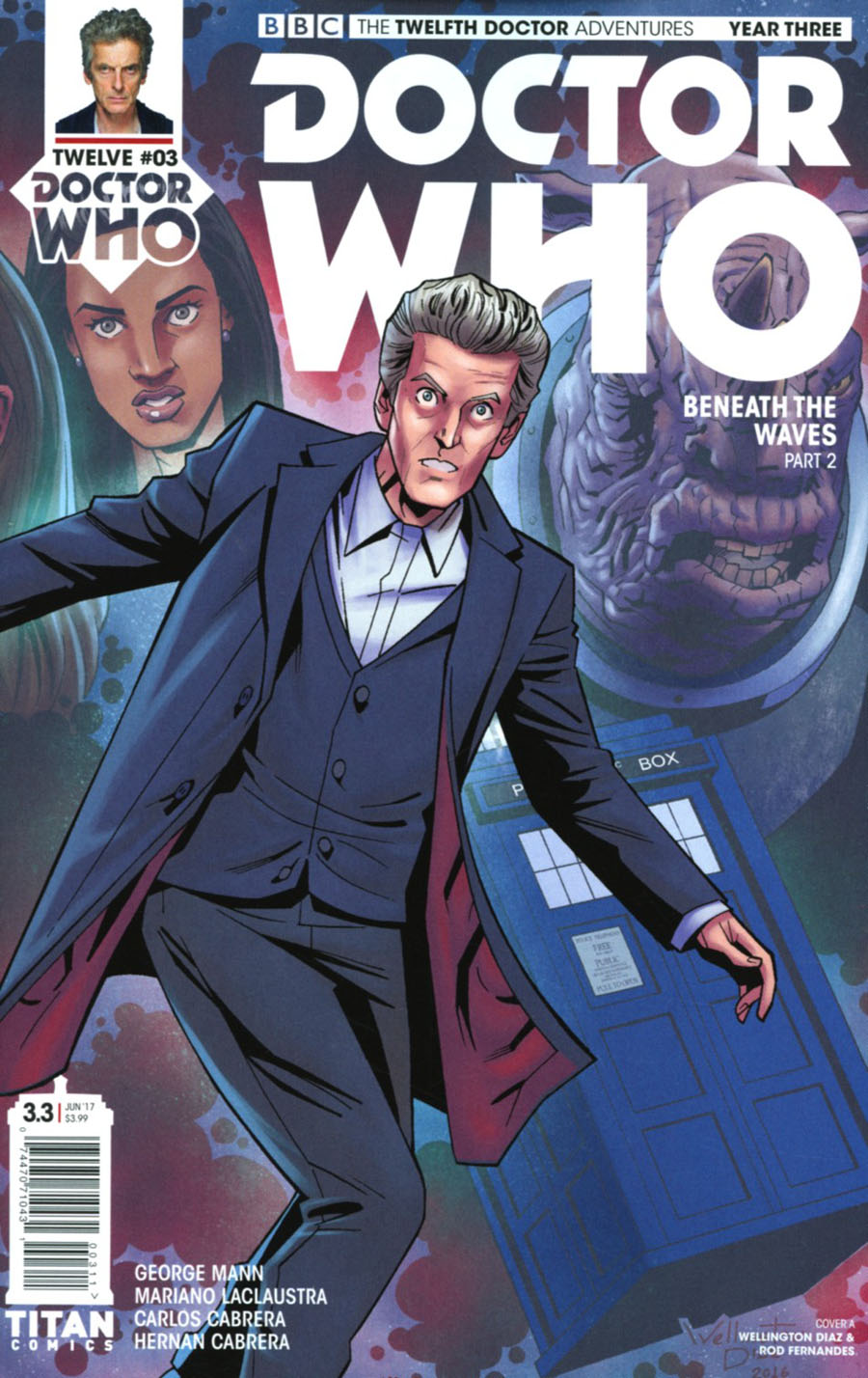 Doctor Who 12th Doctor Year Three #3 Cover A Regular Wellington Diaz Cover