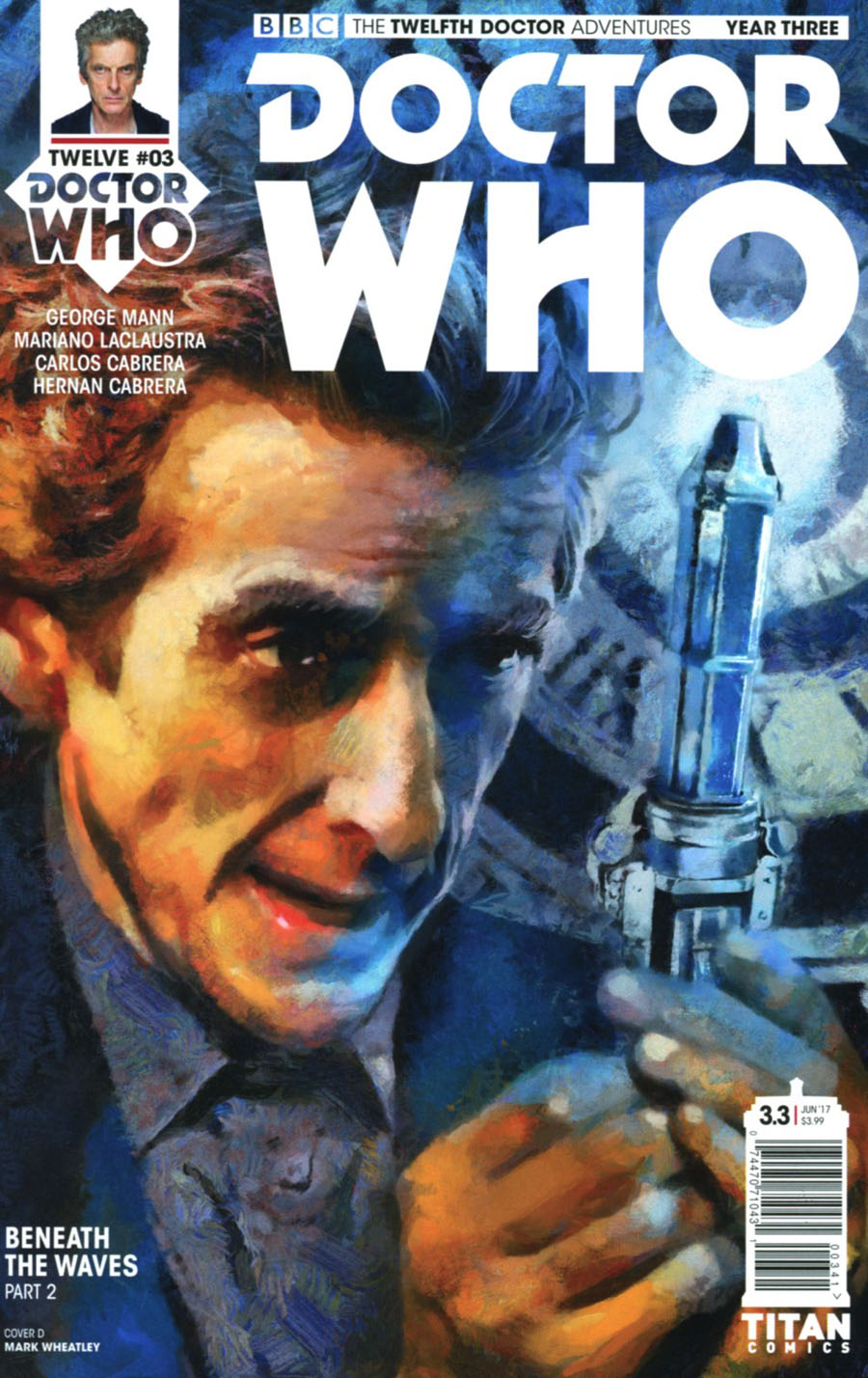 Doctor Who 12th Doctor Year Three #3 Cover D Variant Mark Wheatley Cover
