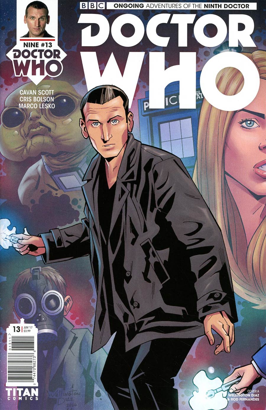 Doctor Who 9th Doctor Vol 2 #13 Cover A Regular Wellington Diaz Cover