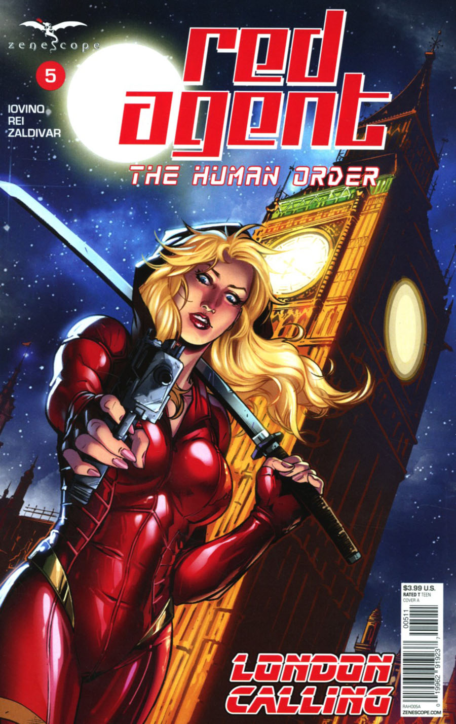 Grimm Fairy Tales Presents Red Agent Human Order #5 Cover A Riveiro