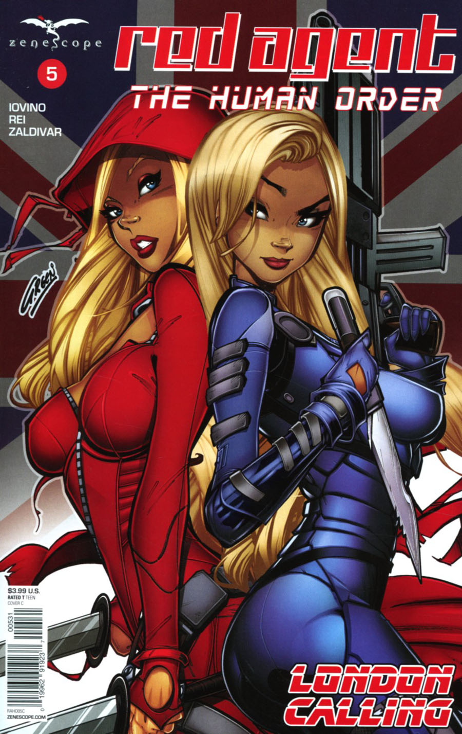 Grimm Fairy Tales Presents Red Agent Human Order #5 Cover C Paul Green