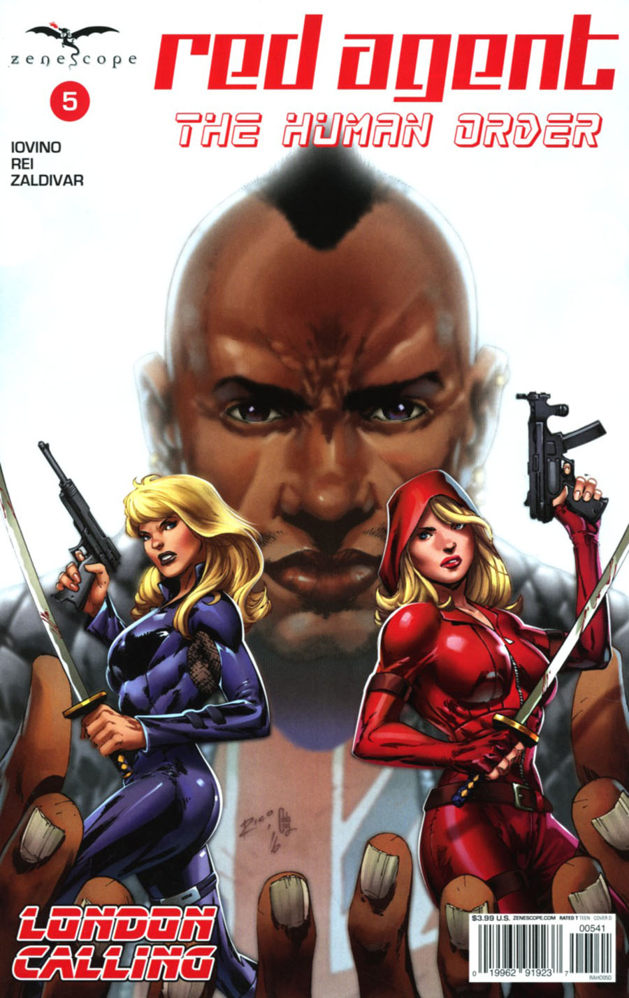 Grimm Fairy Tales Presents Red Agent Human Order #5 Cover D Ian Richardson