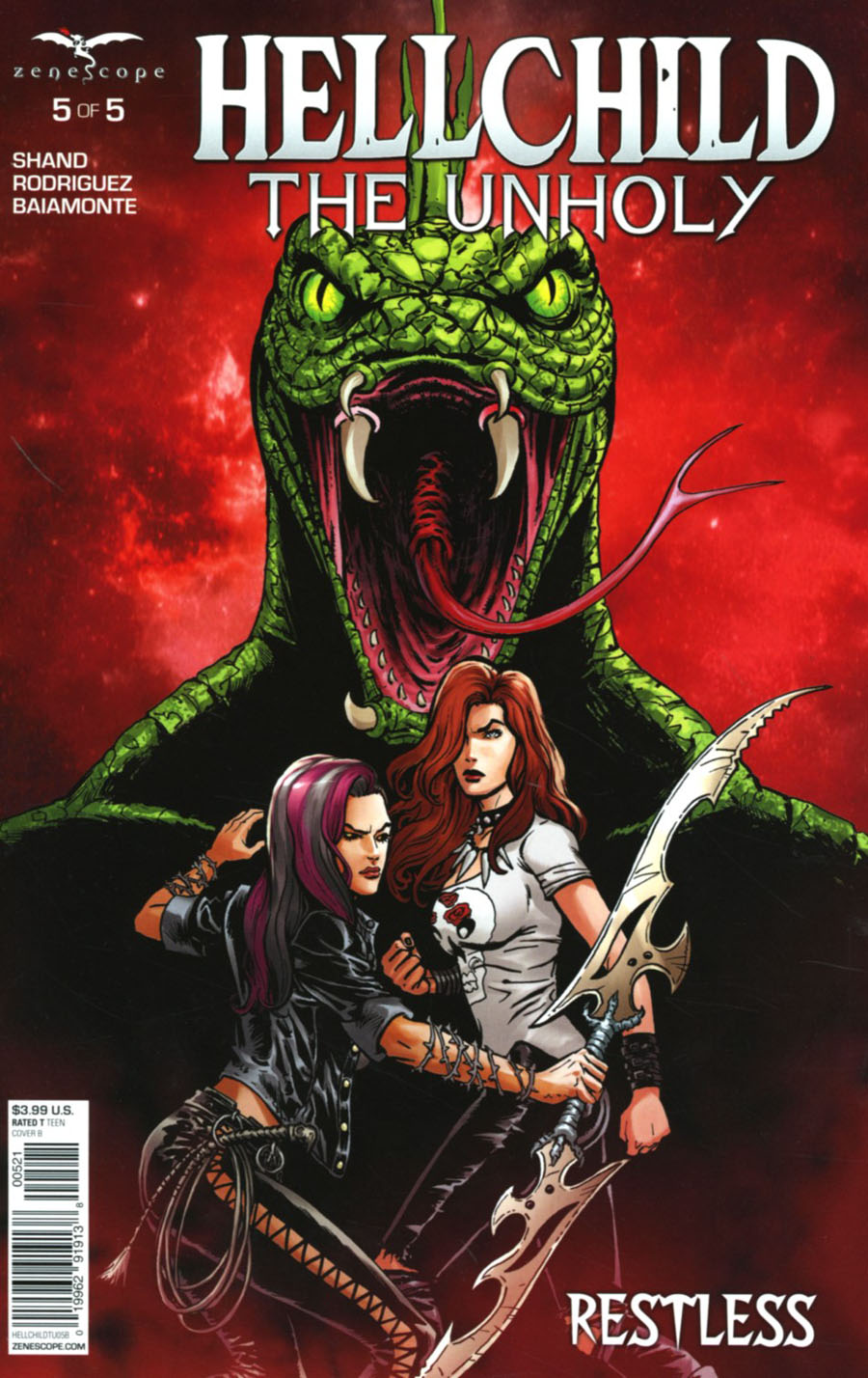 Grimm Fairy Tales Presents Hellchild The Unholy #5 Cover B Sami Kivela