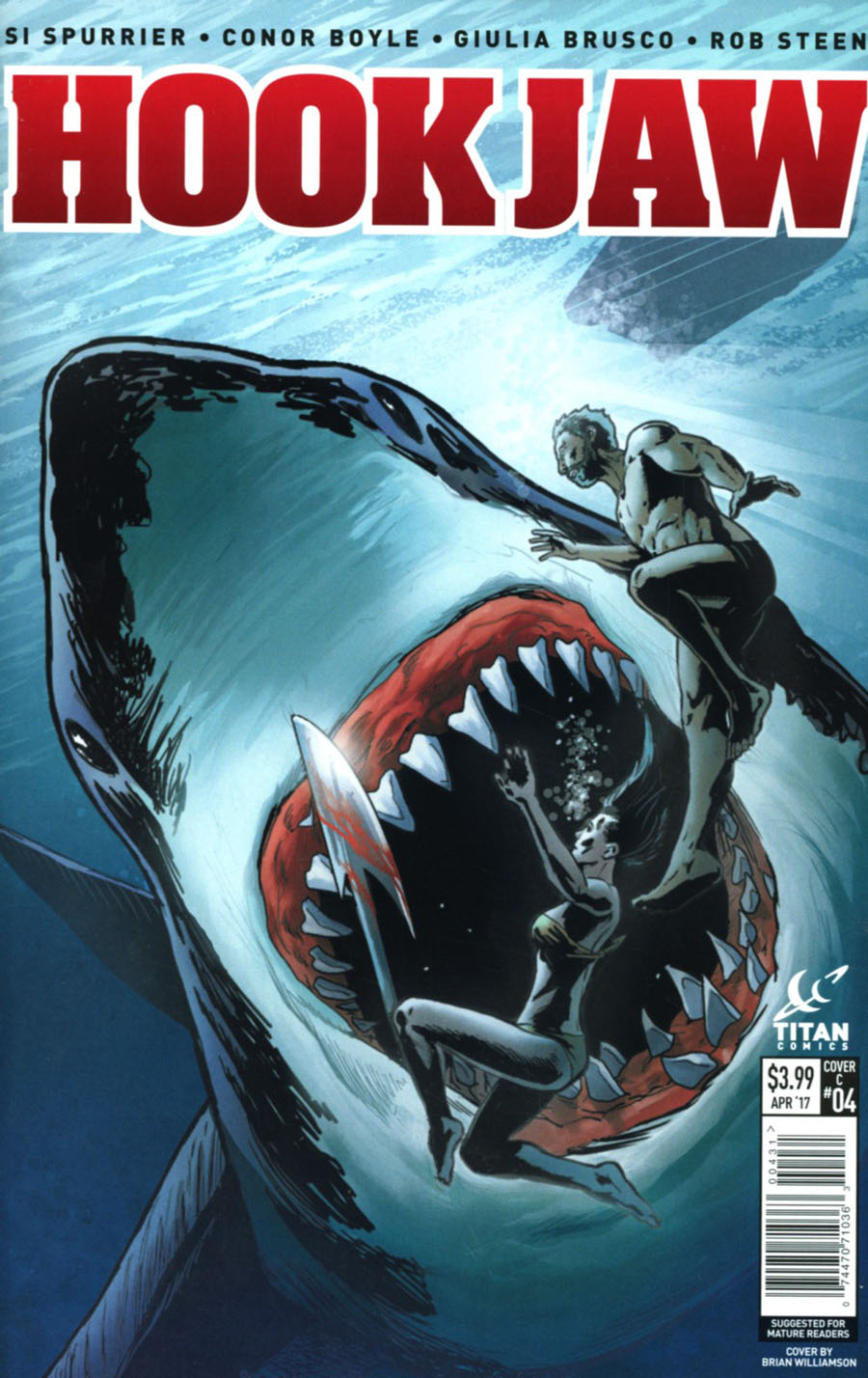 Hookjaw #4 Cover C Variant Brian Williamson Cover