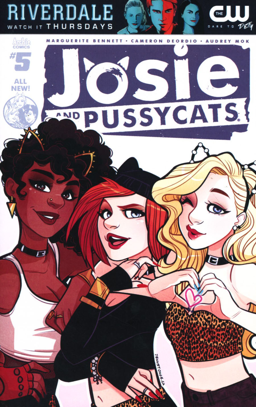 Josie And The Pussycats Vol 2 #5 Cover C Variant Jenn St. Onge Cover