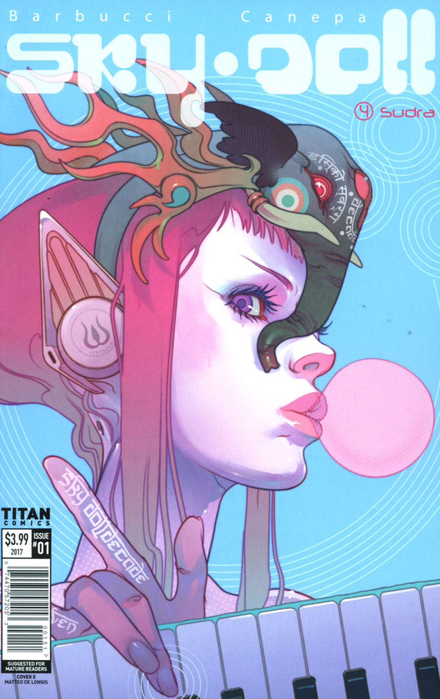 Sky Doll Sudra #1 Cover E Variant Matteo De Longis Cover