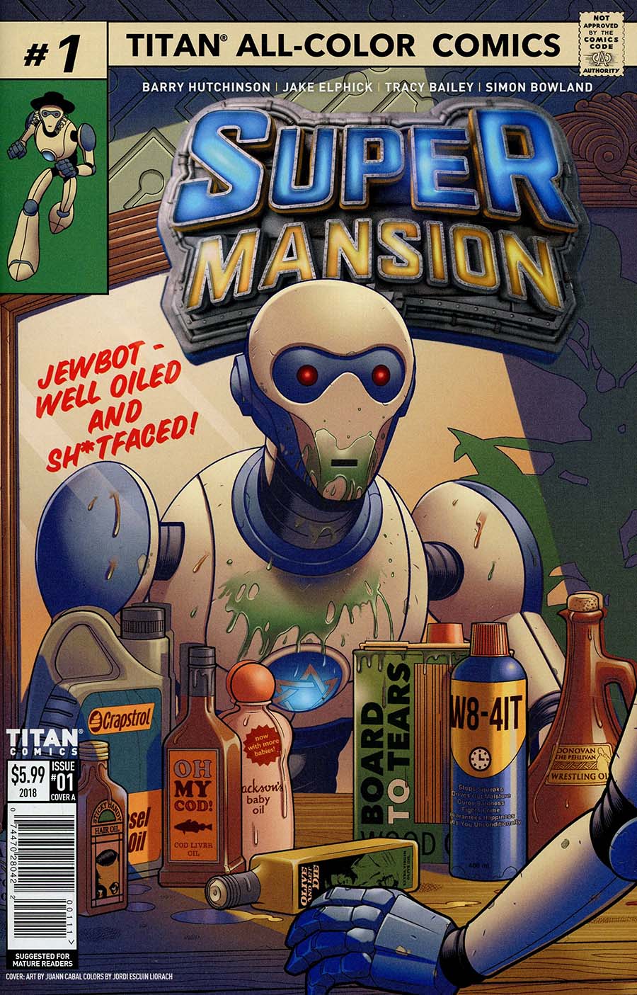 Supermansion #1 Cover A Regular Jake Elphick Cover