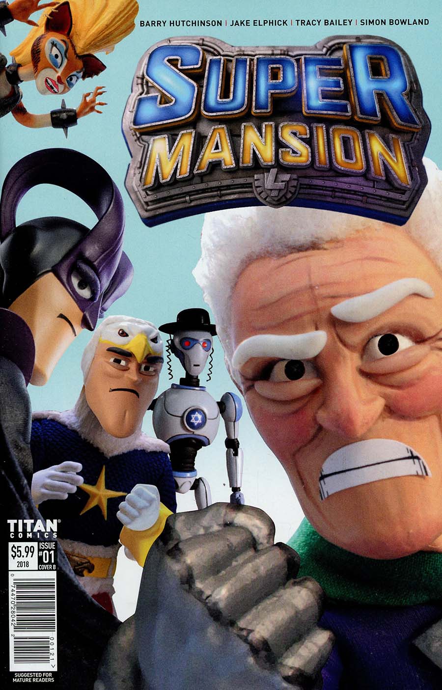 Supermansion #1 Cover B Variant TV Show Cover