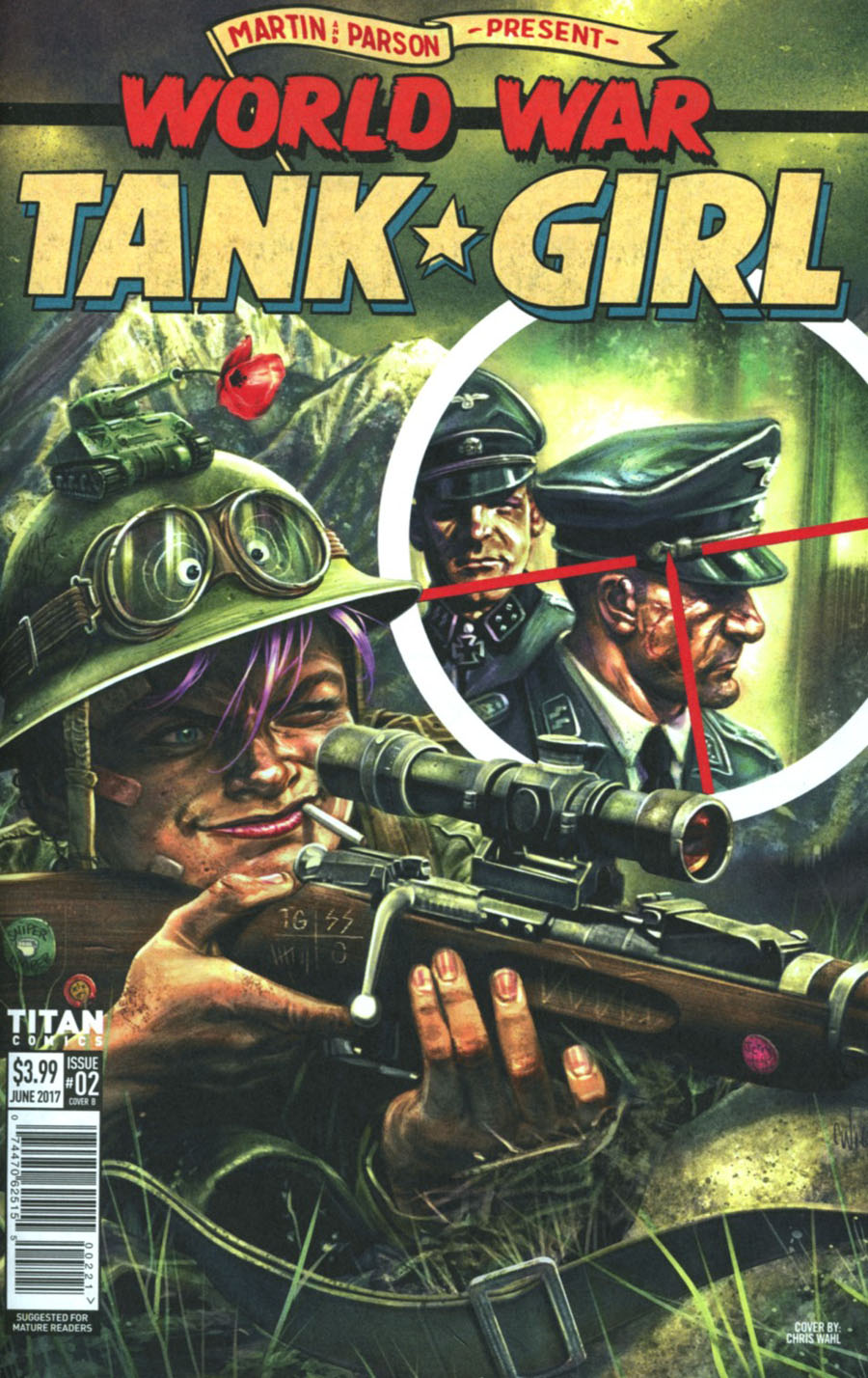 Tank Girl World War Tank Girl #2 Cover B Variant Chris Wahl Cover