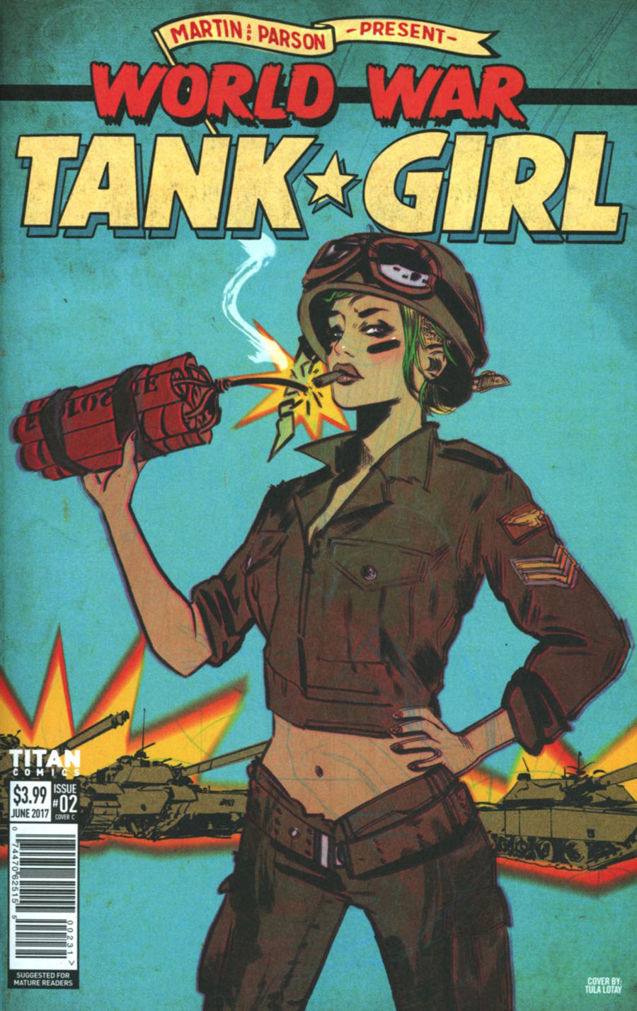 Tank Girl World War Tank Girl #2 Cover C Variant Tula Lotay Cover