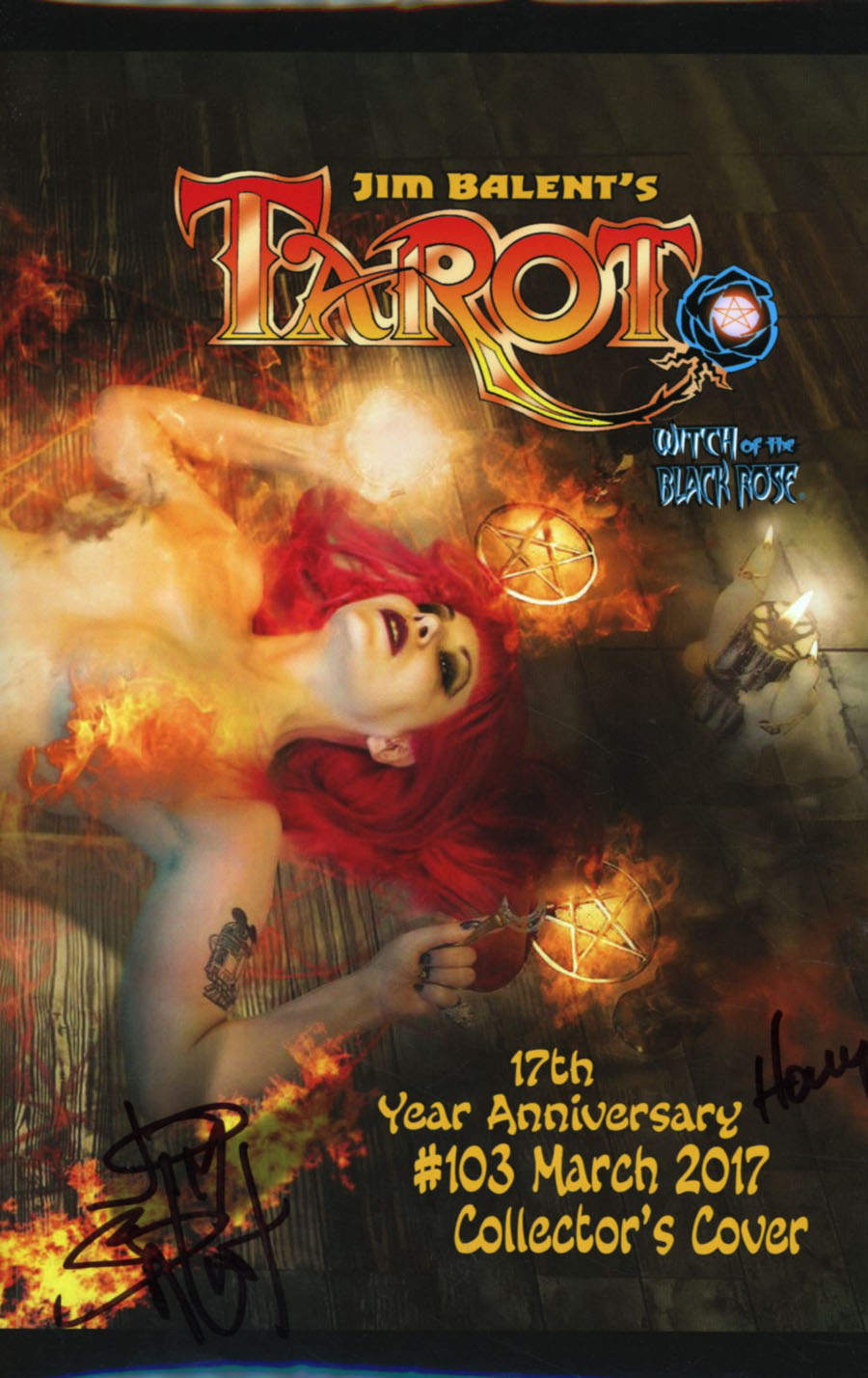 Tarot Witch Of The Black Rose #103 Cover D Variant 17th Anniversary Wraparound Photo Cover