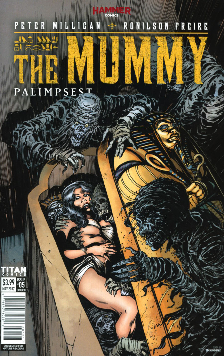 Mummy #5 Cover B Variant Tom Mandrake Cover