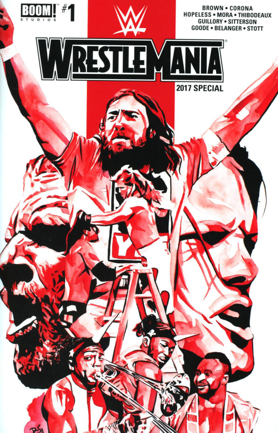 WWE Wrestlemania 2017 Special #1 Cover A Regular Rob Schamberger Cover