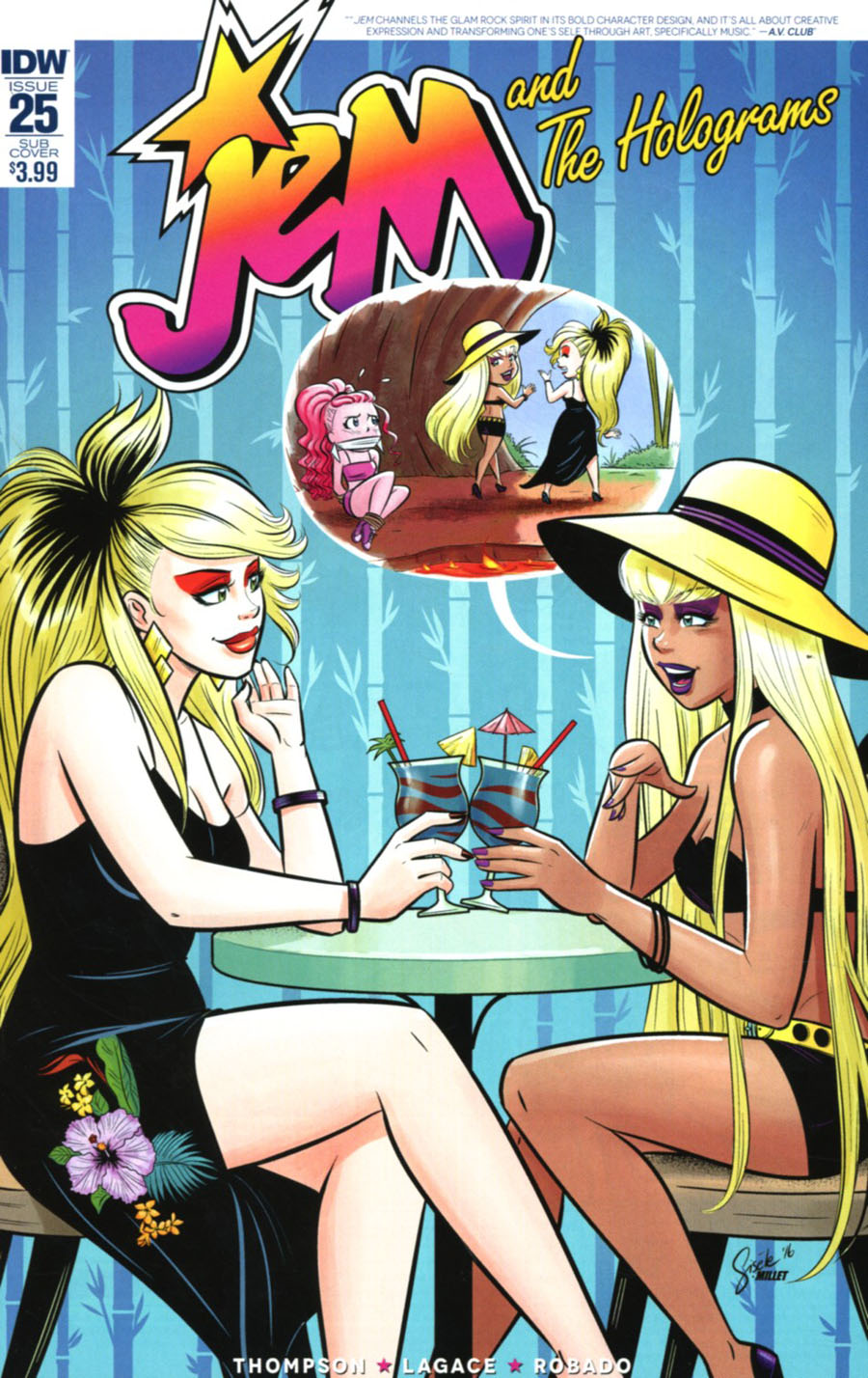 Jem And The Holograms #25 Cover B Variant Gisele Lagace Subscription Cover