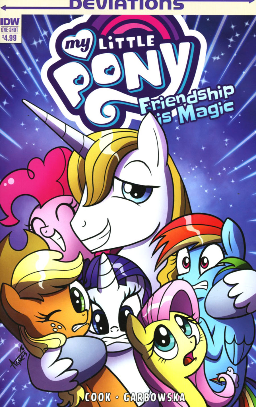 My Little Pony Friendship Is Magic Deviations One Shot Cover A Regular Agnes Garbowska Cover